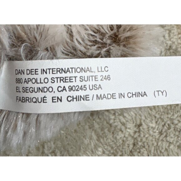 Dan Dee International 2022 Holiday Hanging Teddy Bear Red & Green Knit Scarf - Picture 5 of 7